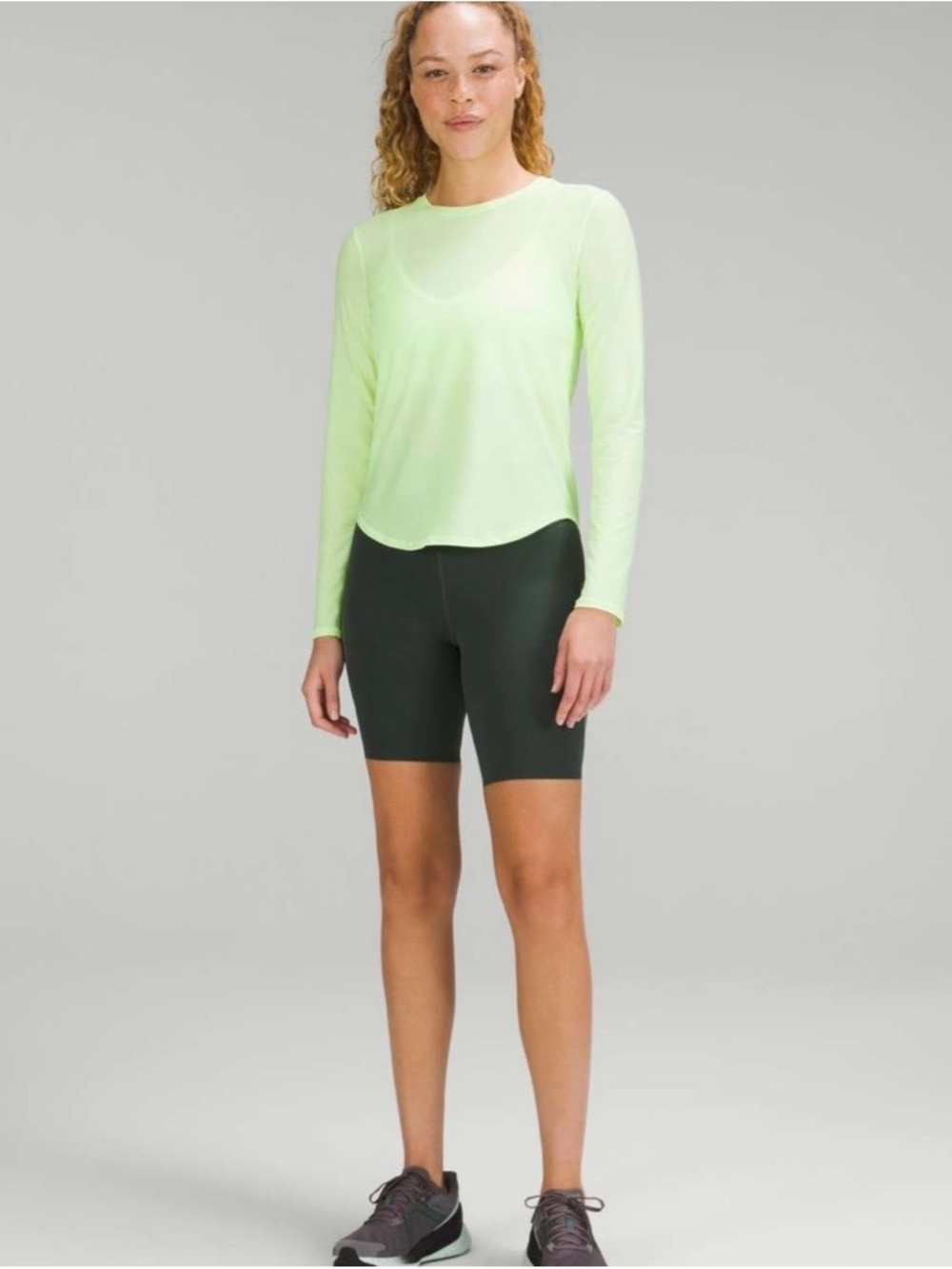 Lululemon base pace high rise reflective shorts size 10